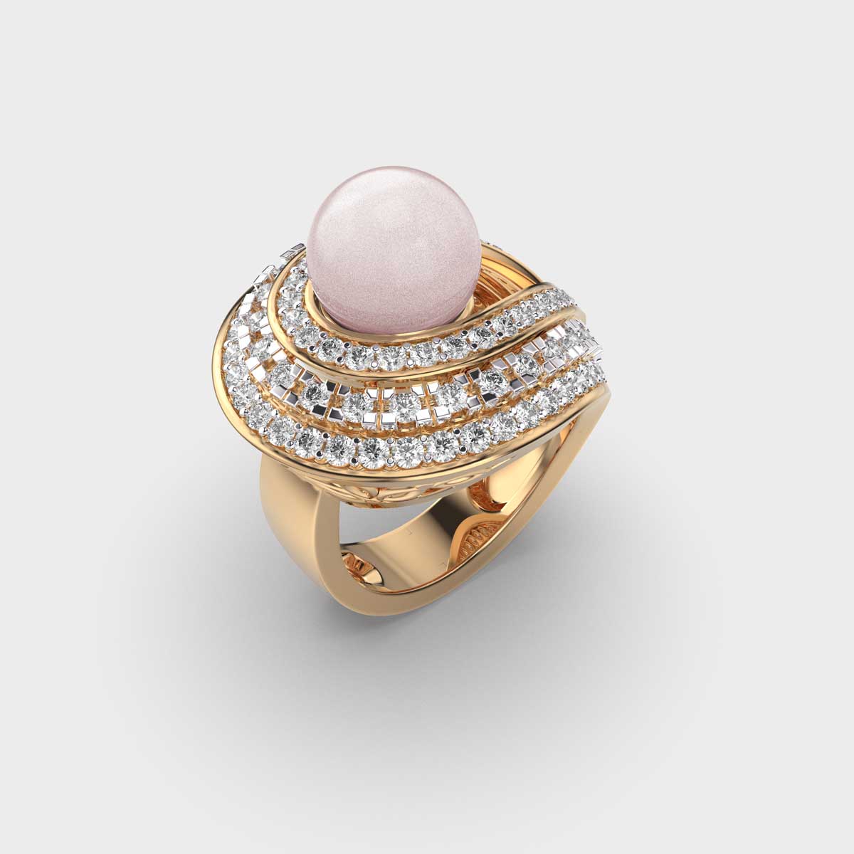 Sea Shell Cocktail Ring