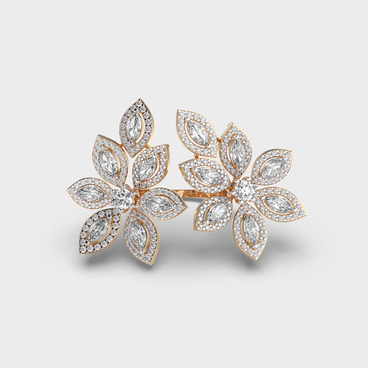 Buy Leafy Autumn Cocktail Ring Online