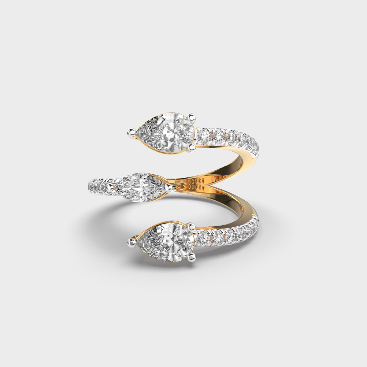 Contemporary Confidence Diamond Ring