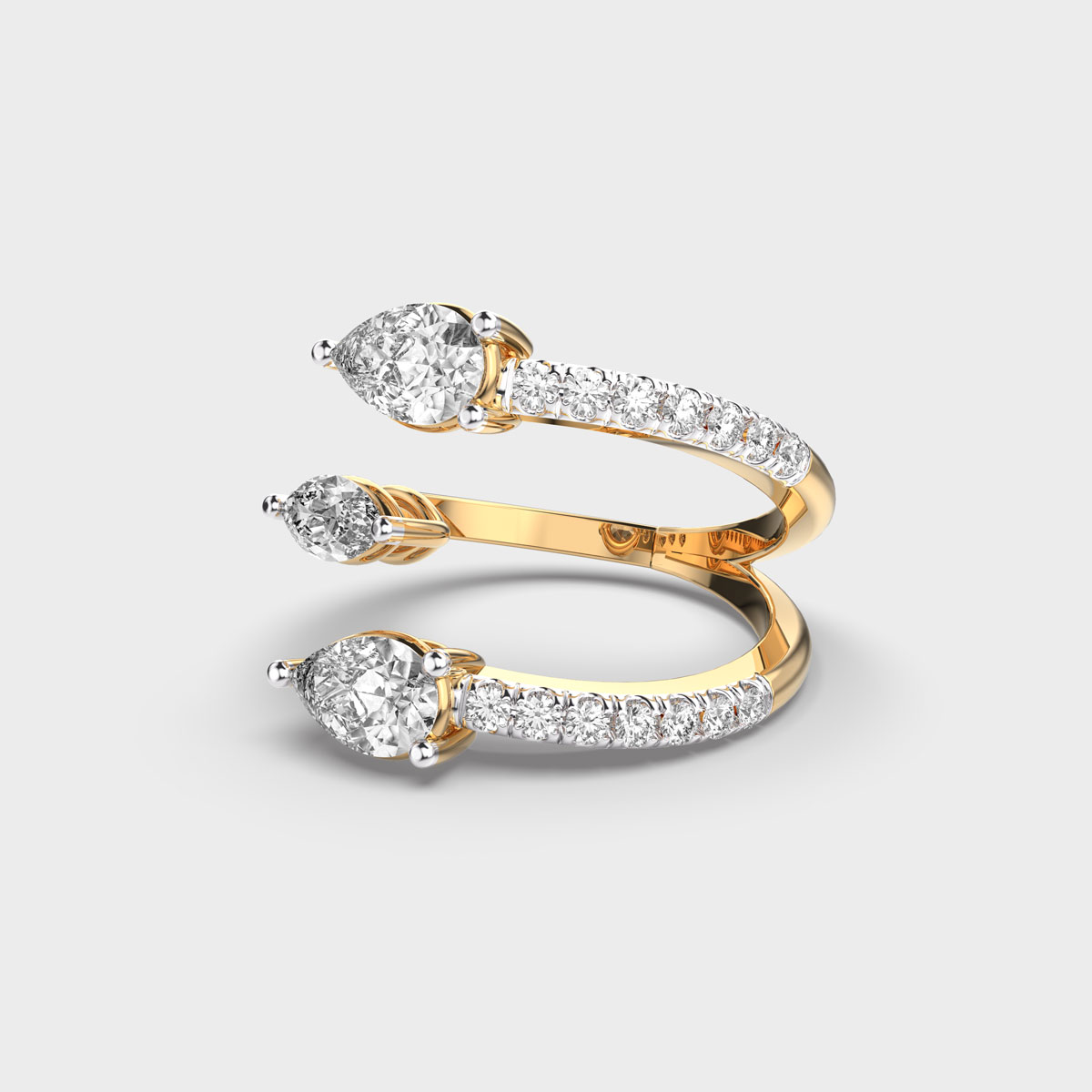 Contemporary Confidence Diamond Ring