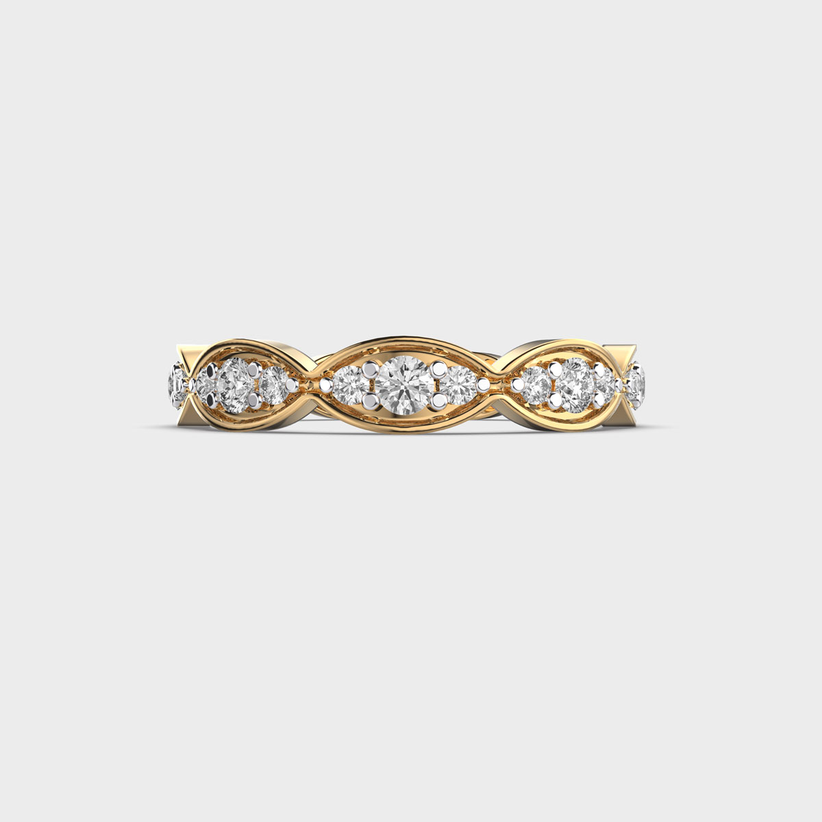 River Flow Diamond Ring