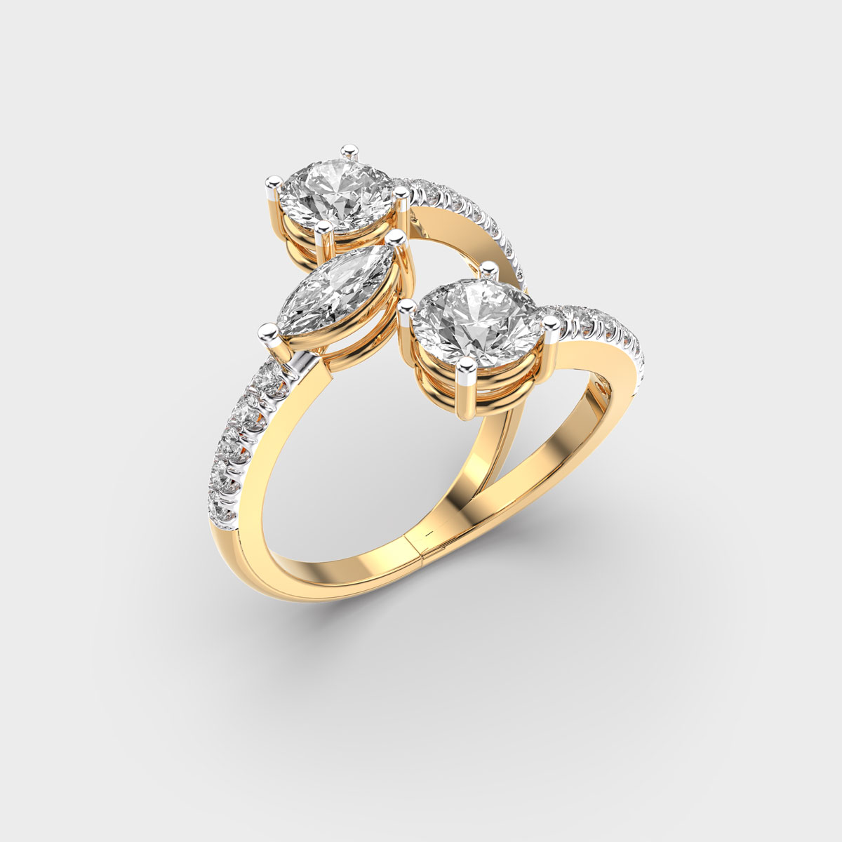 Mosaic Symphony Diamond Ring