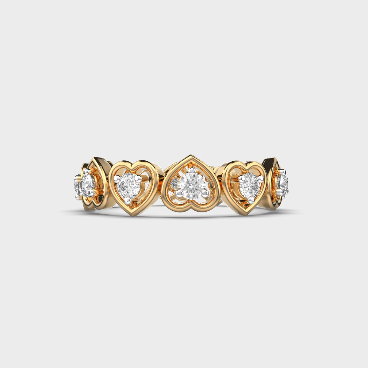 Heartbeats Diamond Ring