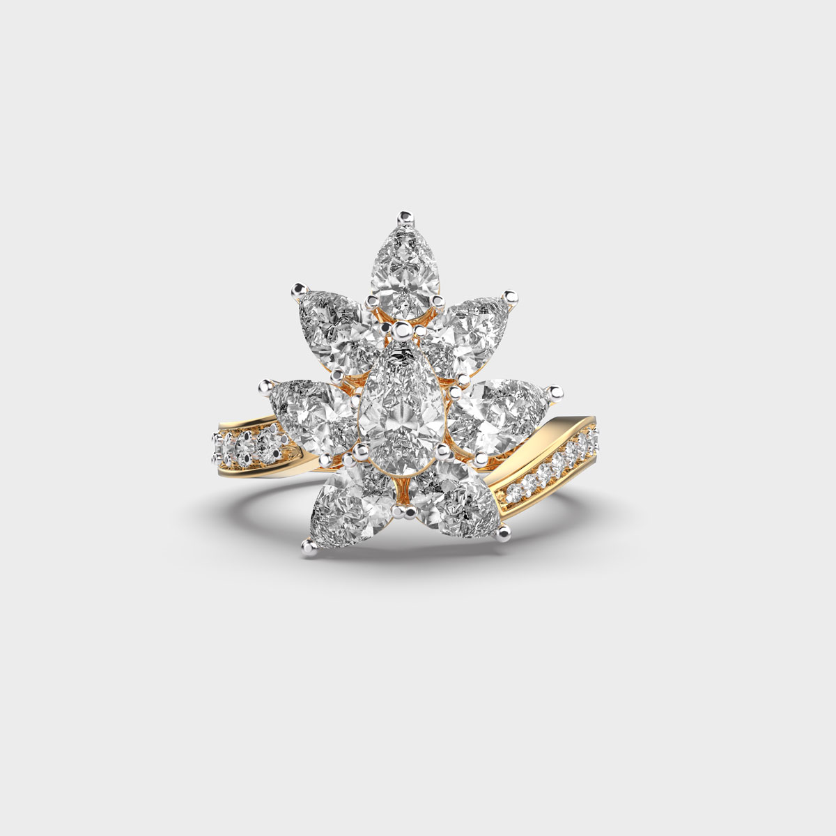 Floret Miracle Diamond Ring