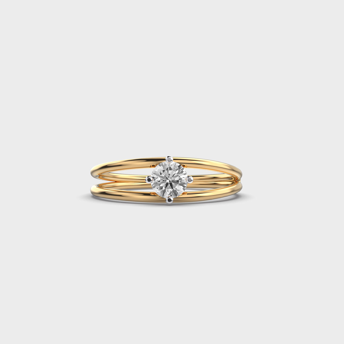 Simplistic Workwear Diamond Ring