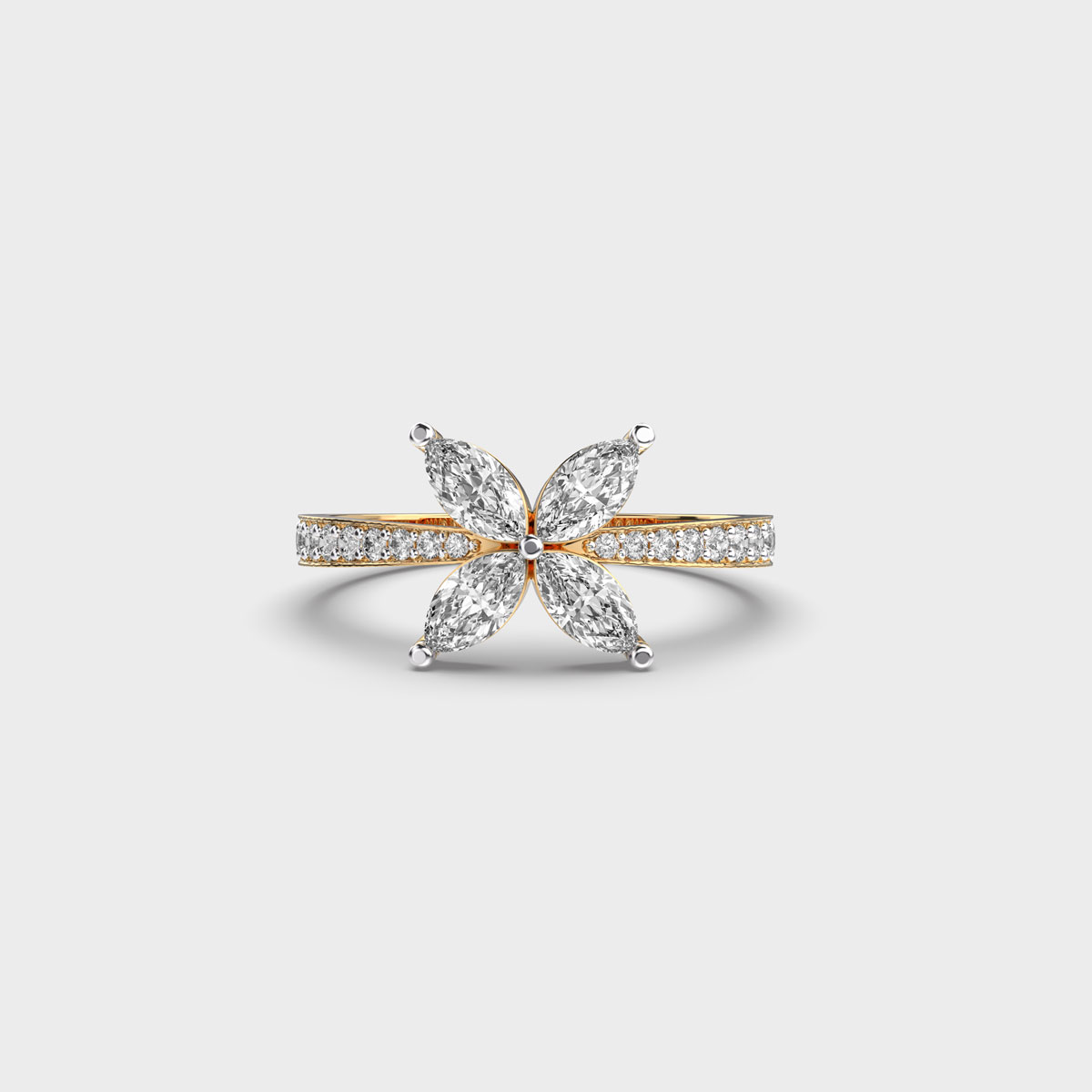 Fluttering Dreams Diamond Ring