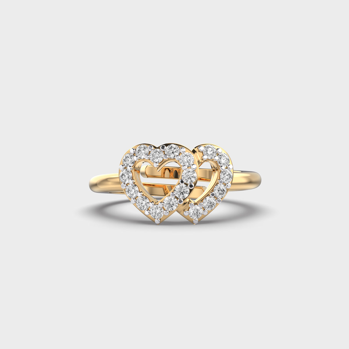 United Hearts Diamond Ring