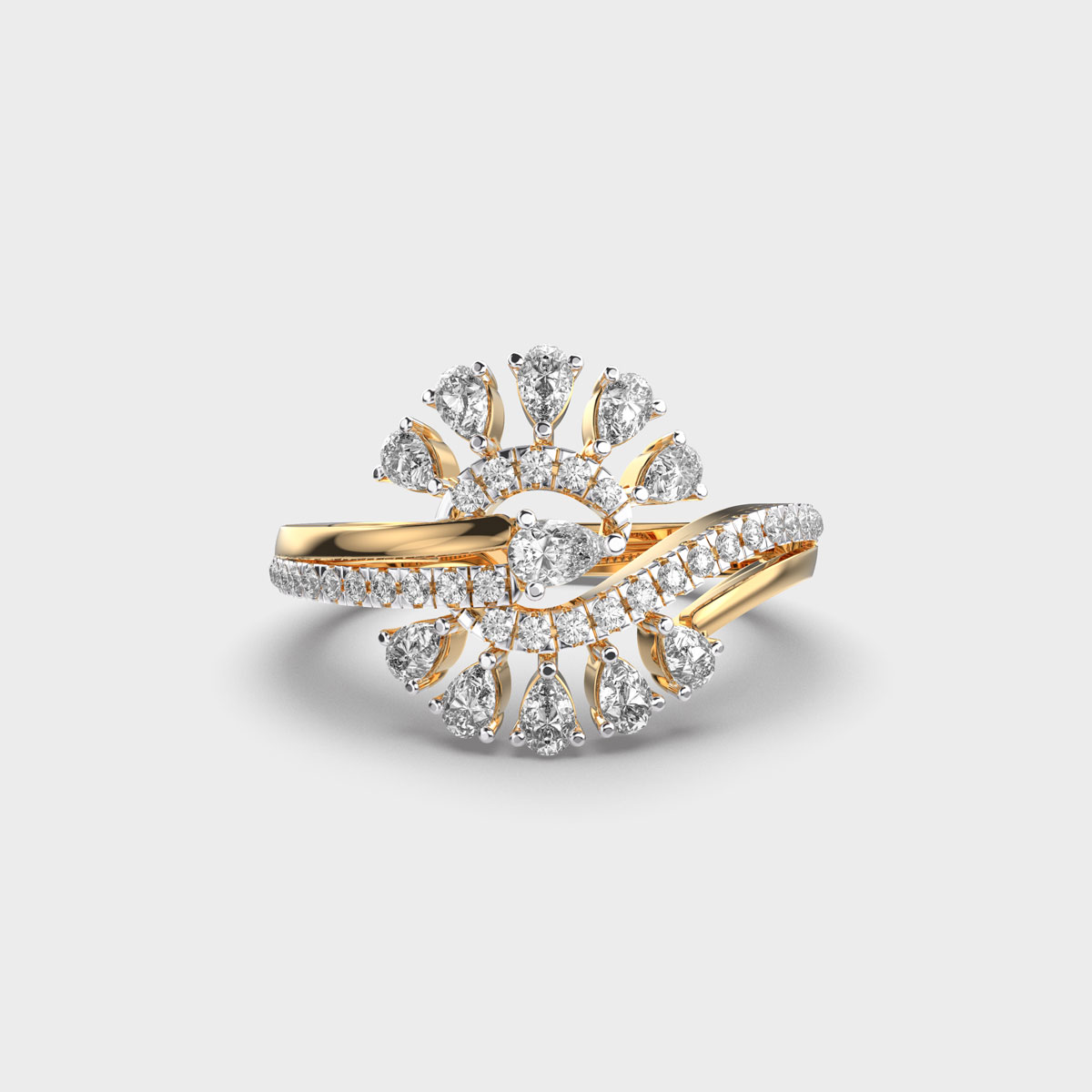 Diva of Petals Diamond Ring