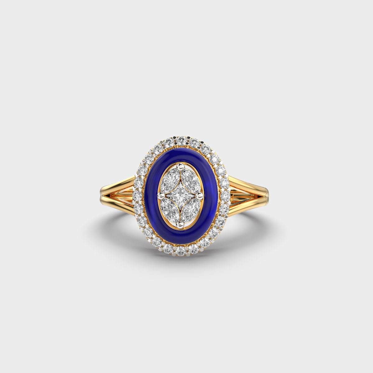 Evil Eye Diamond Ring