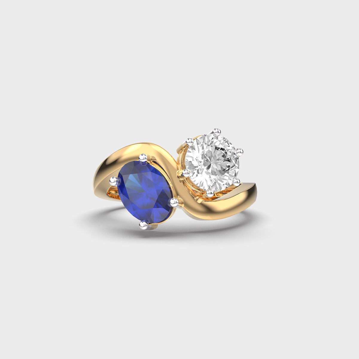 Azure Love Diamond Ring