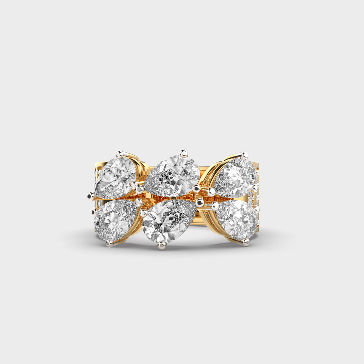 Festive Sparkler Diamond Ring