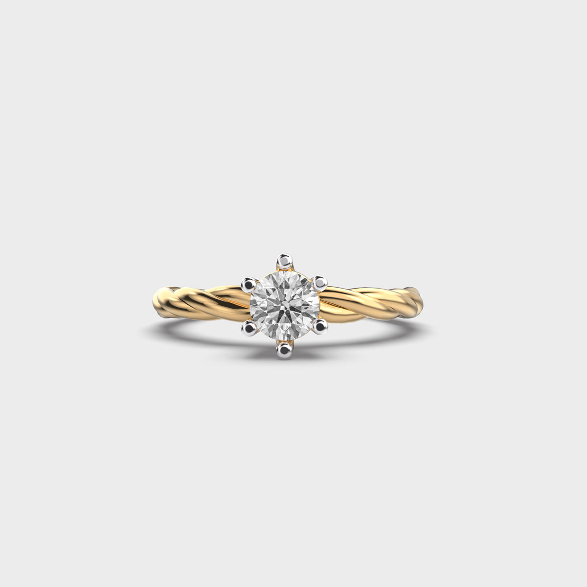 Charming Coil Diamond Ring