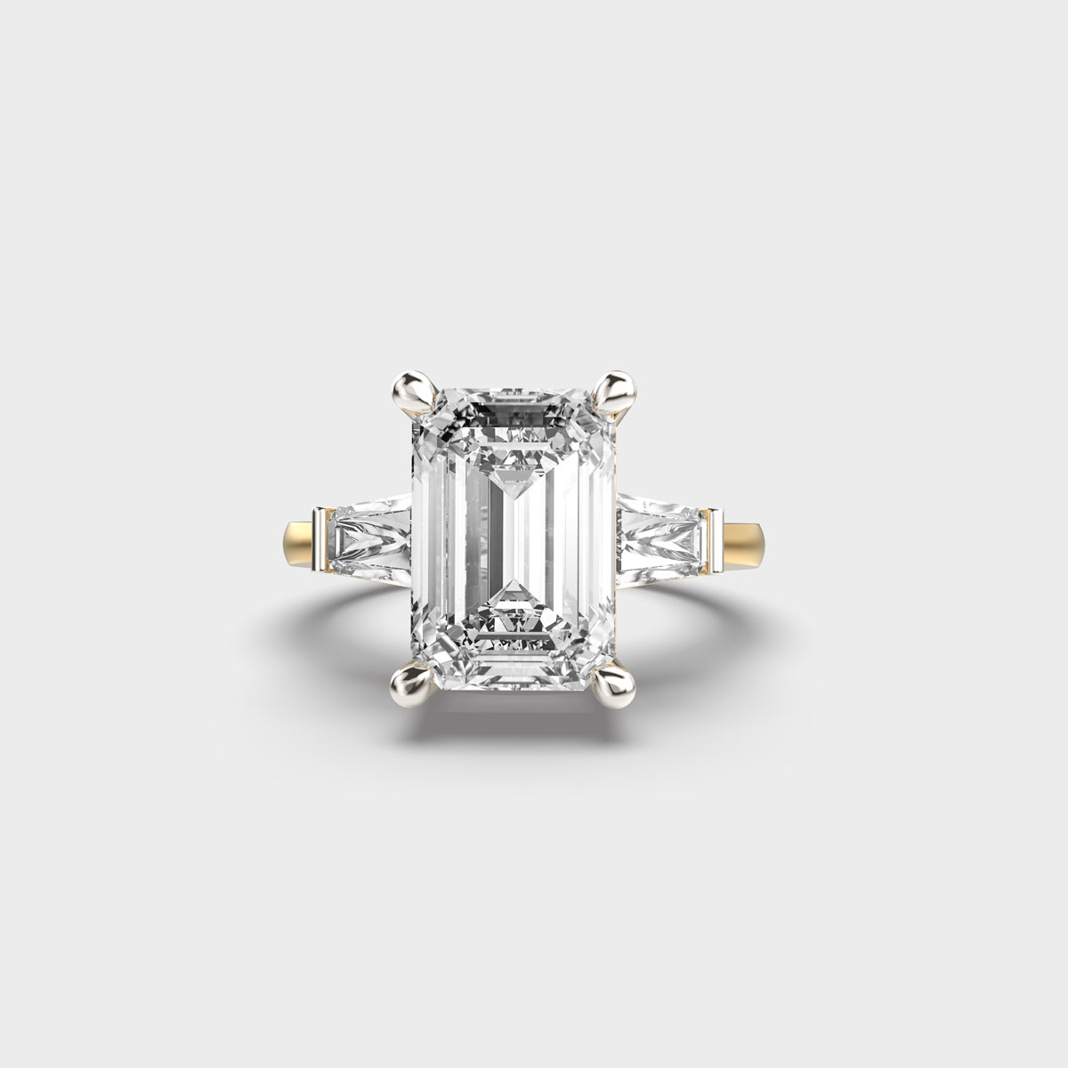 Merged Court Diamond Ring