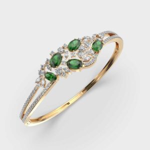 Green Gaze Diamond Bracelet