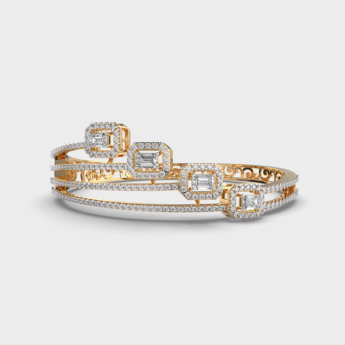 Flowing Harmony Diamond Bracelet 1 Flowing Harmony Diamond Bracelet