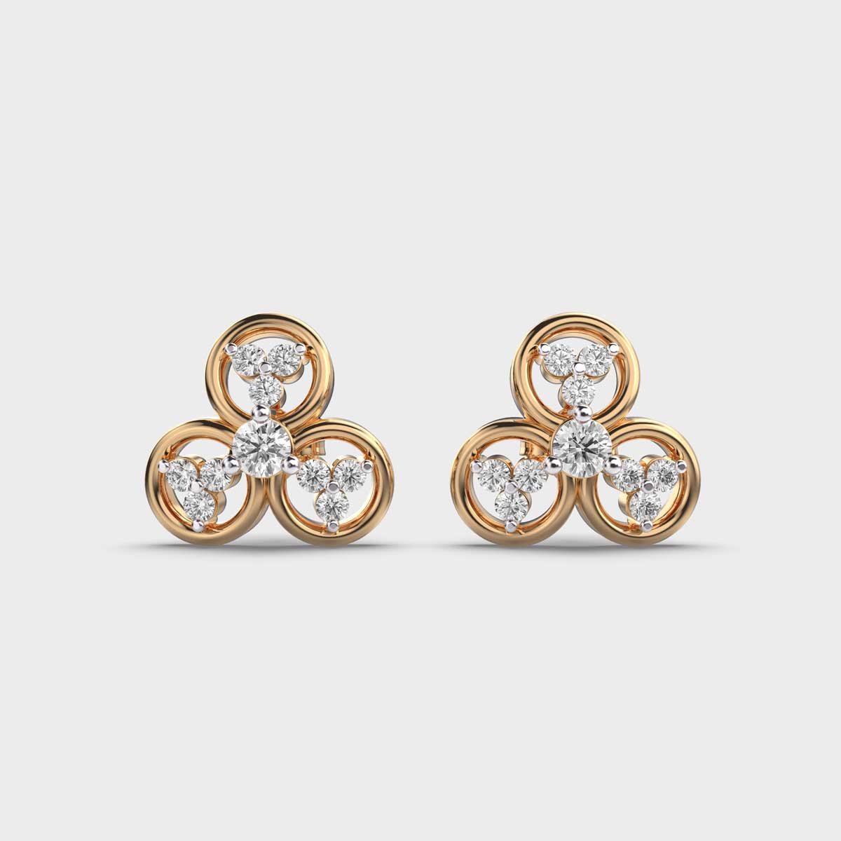 Viola Diamond Studs