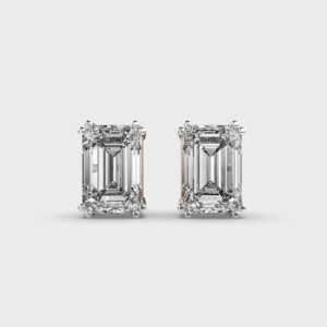 2 Carat Emerald Classic Studs