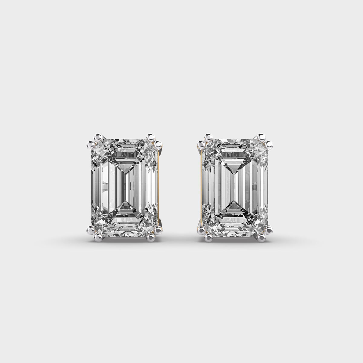 2 Carat Emerald Classic Studs