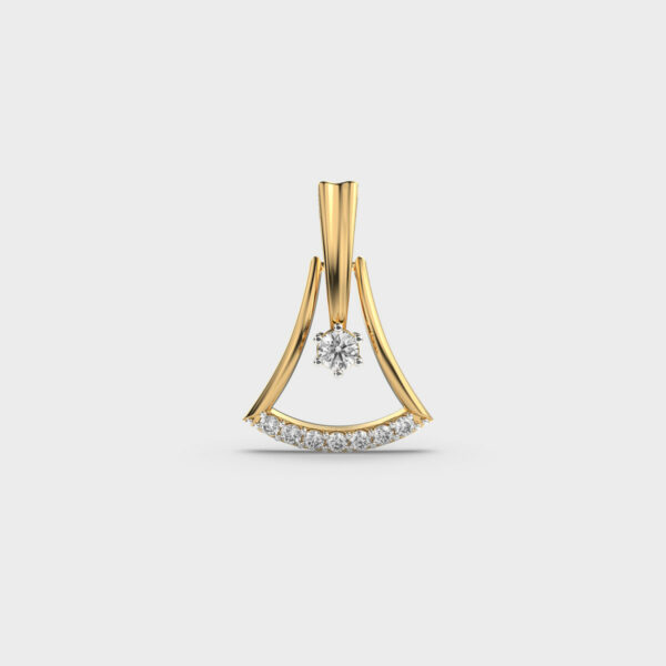 Blissful Bell Diamond Pendant