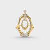 Abstract Beauty Diamond Pendant