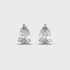 4 Carat Classic Pear Studs