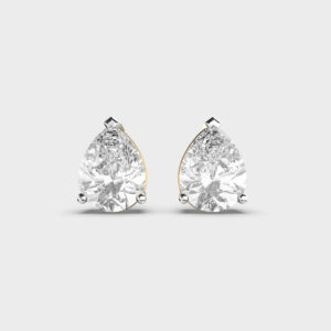 5 Carat Classic Pear Studs