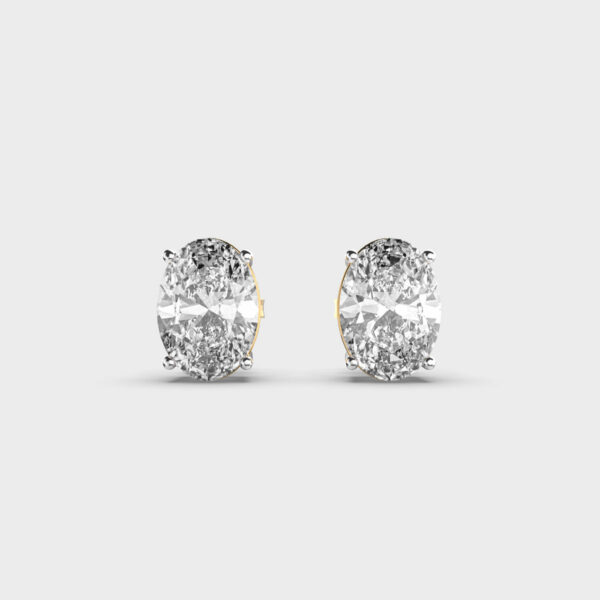 3 Carat Classic Oval Studs