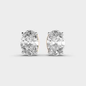 6 Carat Classic Oval Studs