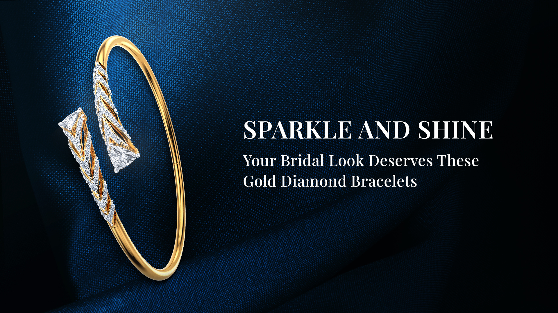 Sparkle and Shine: Your Bridal Look Deserves These Gold Diamond Bracelets