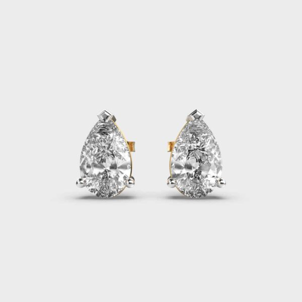 2 Carat Classic Pear Studs