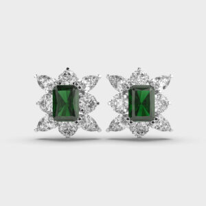 Victorian Grace Diamond Earrings