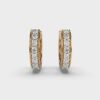 Pure Elegance Diamond Hoops