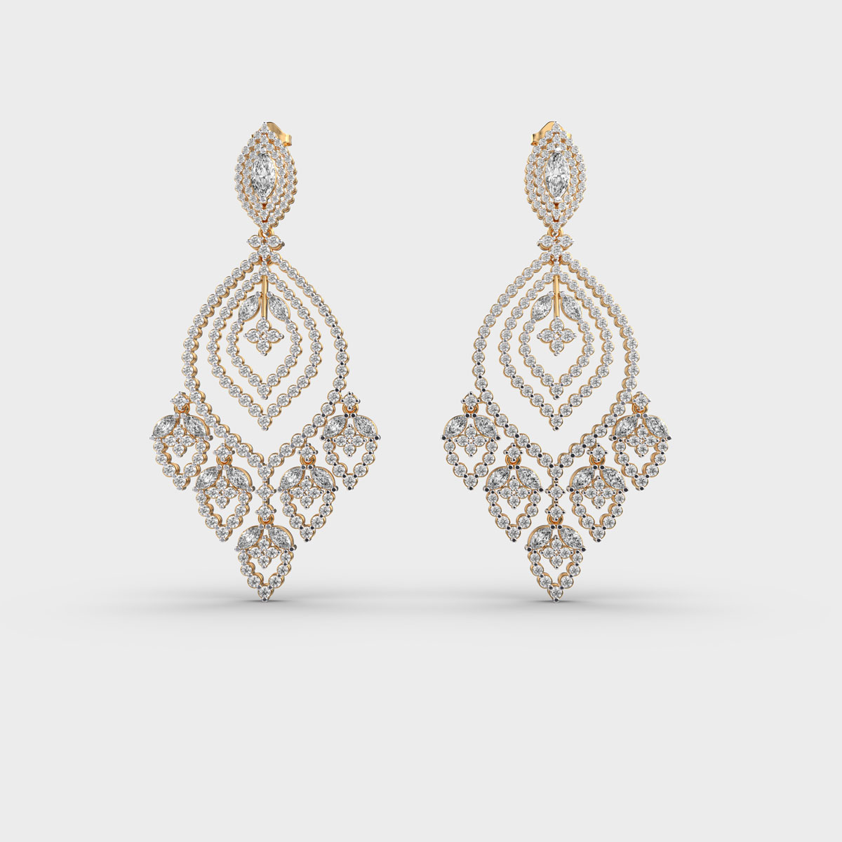 Diamond popular earrings