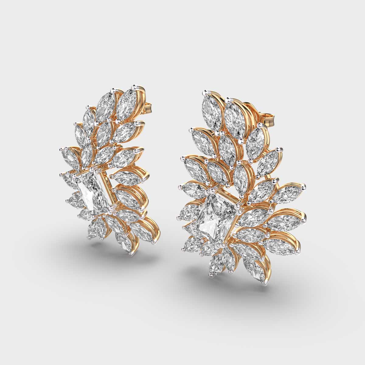 Regal Princess Diamond Earrings