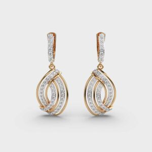 Infinite Twirl Diamond Earrings