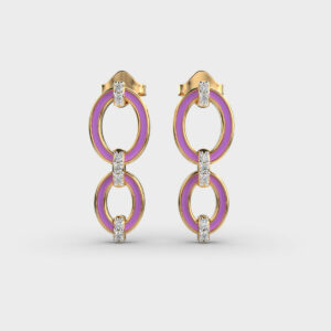 Surreal Rhythm Diamond Earrings