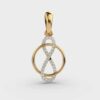 Loop of Infinity Diamond Pendant (Without Chain)