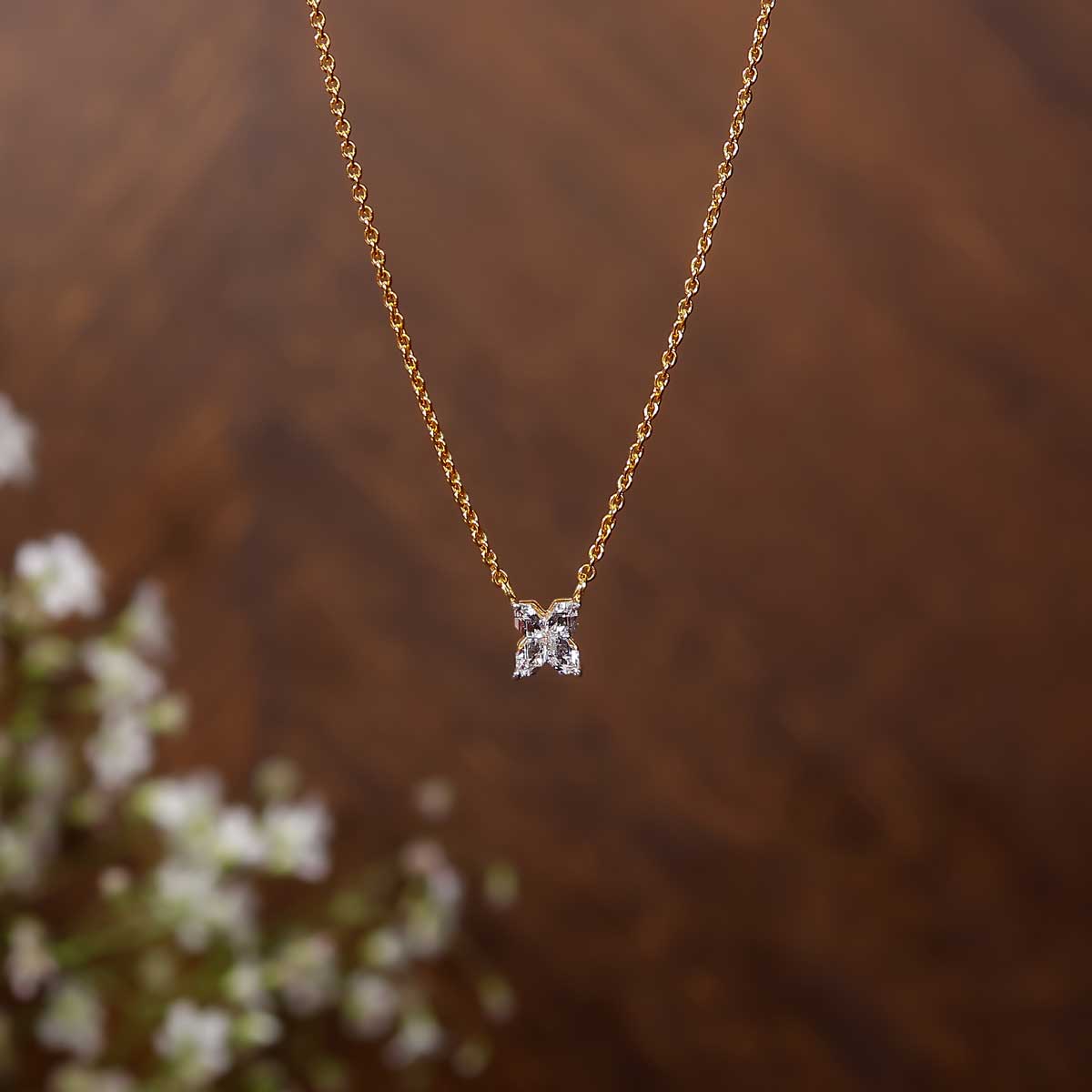 Jewelbox Signature Cut Pendant - X (Without Chain)