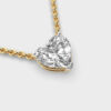 3 Carat Classic Heart Solitaire Pendant(Without Chain)