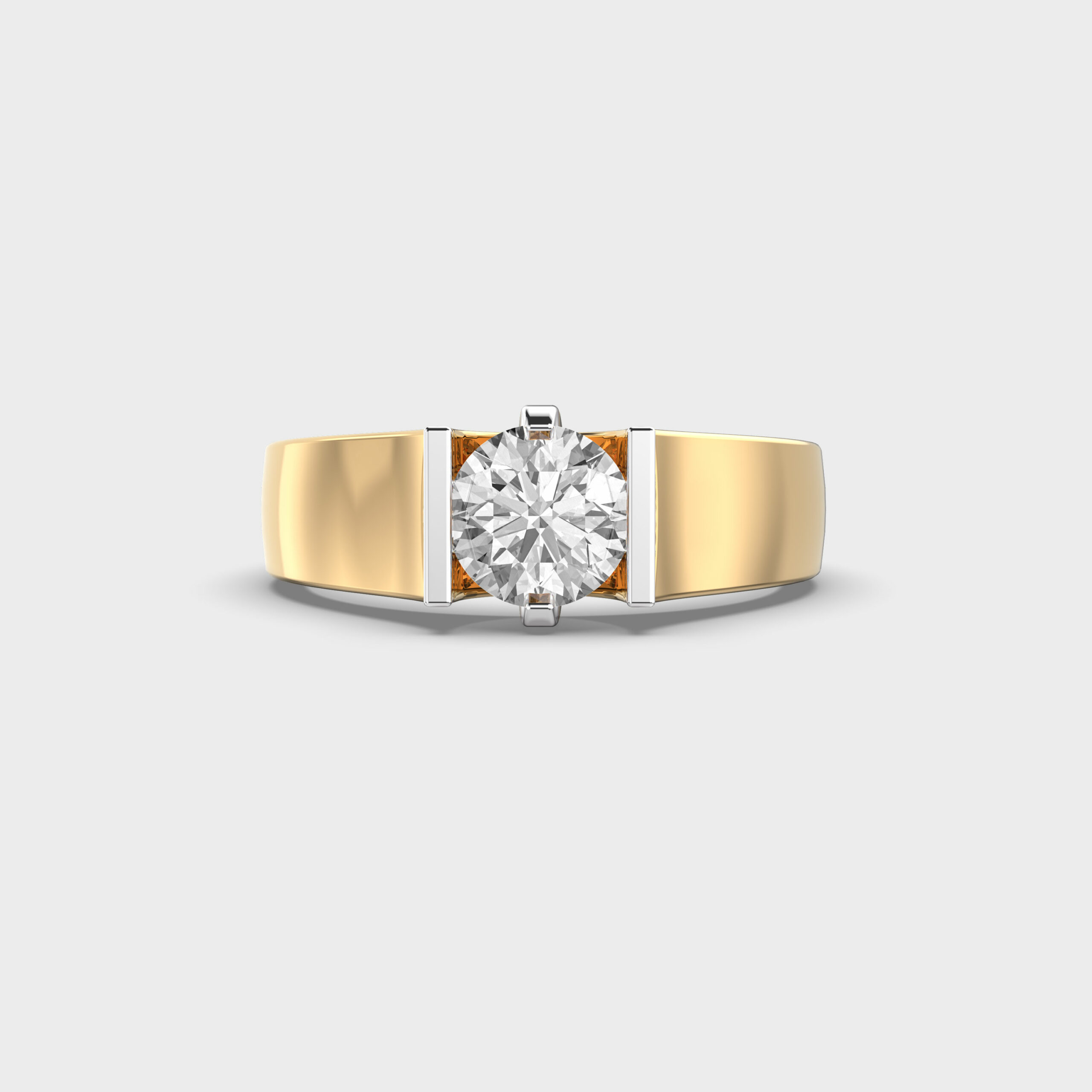 1 Carat Crown Men's Ring