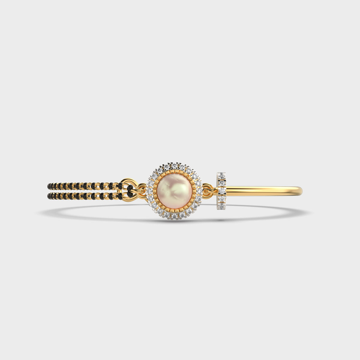 Vaidik Vow Diamond Mangalsutra Bracelet