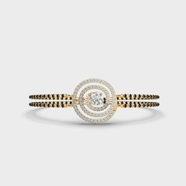 Encircling Life Diamond Mangalsutra Bracelet