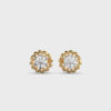 Floral Brocade Diamond Studs