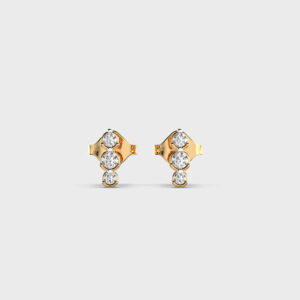 Gilded Dream Diamond Studs