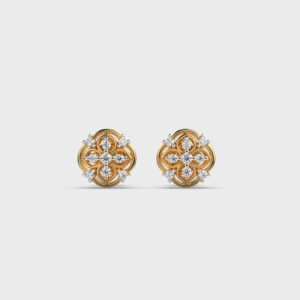 Desired Ornate Diamond Studs