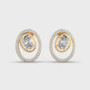 Eternal Ovoid Diamond Studs