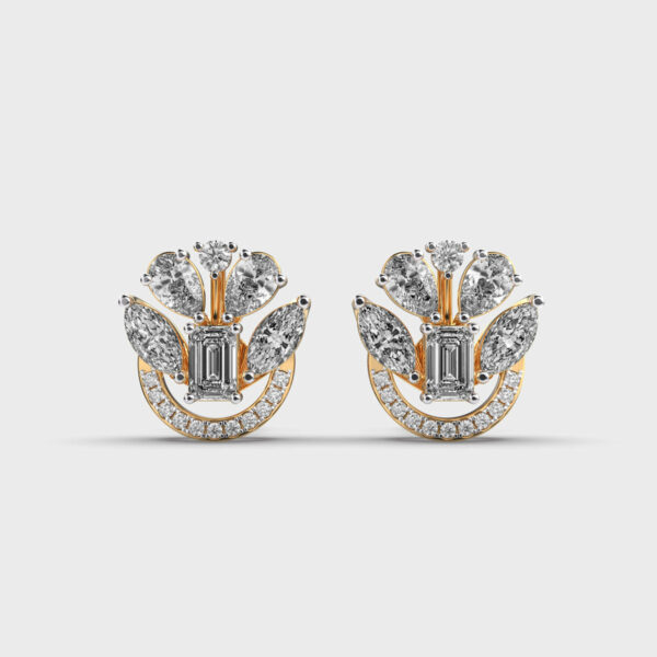 Magnificient Bouquet Diamond Studs