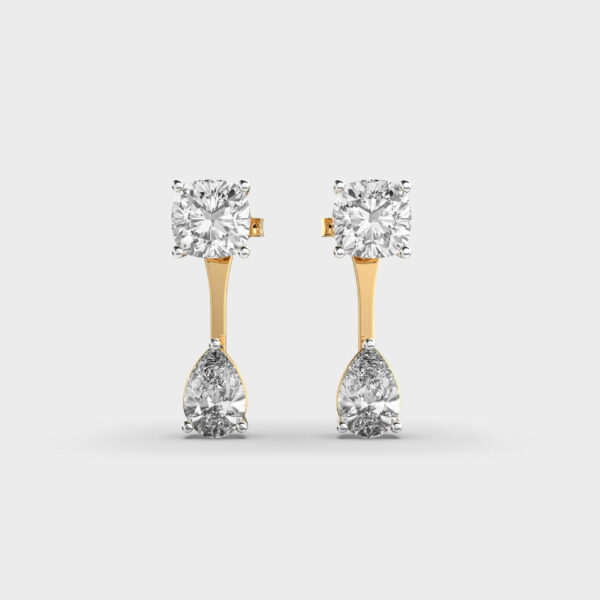 Divine Droplets Diamond Earrings