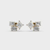 Abstract Love Diamond Studs