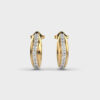 Flowing River Diamond Hoops